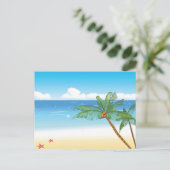 palm briefkaart (Staand voorkant)