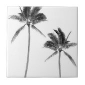 Palm California  retro tile Tegeltje (Voorkant)