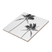 Palm California  retro tile Tegeltje (Zijkant)