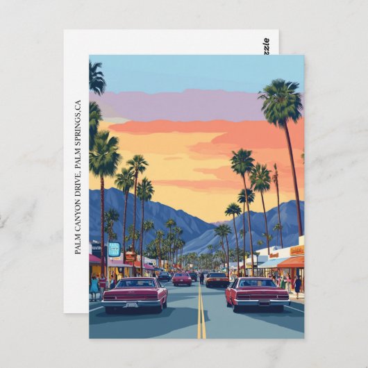 PALM CANYON DRIVE #1 BRIEFKAART (Voorkant / Achterkant)