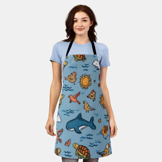 Palm Coast All-Over Print Schort Cadeau (Gedragen)