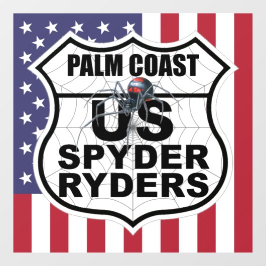 Palm Coast Chapter - Decal Vlag & Logo (Vel)