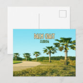 Palm Coast Florida Palm Trees  Briefkaart (Voorkant / Achterkant)