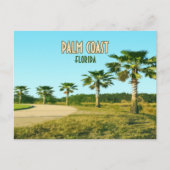 Palm Coast Florida Palm Trees  Briefkaart (Voorkant)