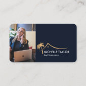 Palm Coastal Vastgoed Makelaar Foto QR Visitekaartje (Voorkant)