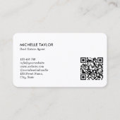 Palm Coastal Vastgoed Makelaar Foto QR Visitekaartje (Achterkant)