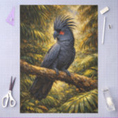 Palm Cockatoo Decoupage Tissuepapier (Craft)