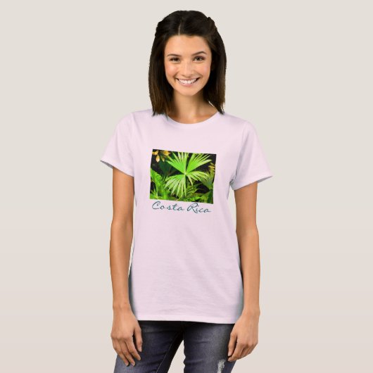palm, Costa Rica; T-shirt (Voorkant volledig)