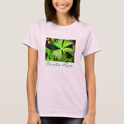 palm, Costa Rica; T-shirt (Voorkant)