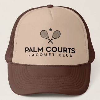 Palm Courts Racquet Club Trucker Hoed Trucker Pet
