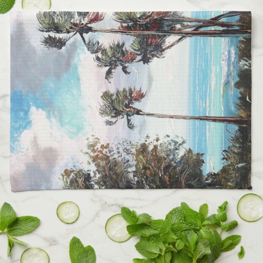 Palm Cove Theedoek (Gevouwen)