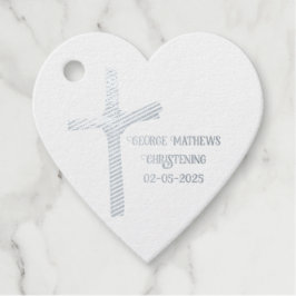 Palm Cross gepersonaliseerde doopplechtigheid, com Bedankjes Labels