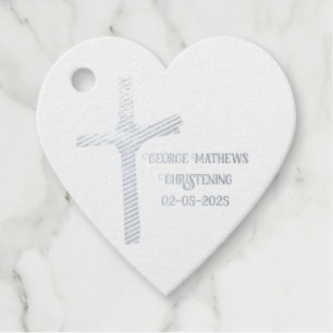 Palm Cross gepersonaliseerde doopplechtigheid, com Bedankjes Labels