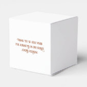 Palm Cross gepersonaliseerde gunsten voor de doop Bedankdoosjes (Achterkant)