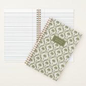 Palm Damast gepersonaliseerd notitieboek | Heritag (Binnen)