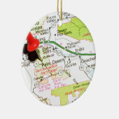 Palm Desert, Californië Keramisch Ornament (Rechts)