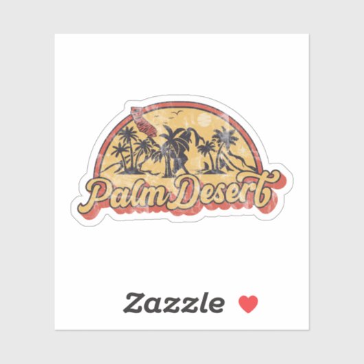 Palm Desert, Californië Sticker (Vel)