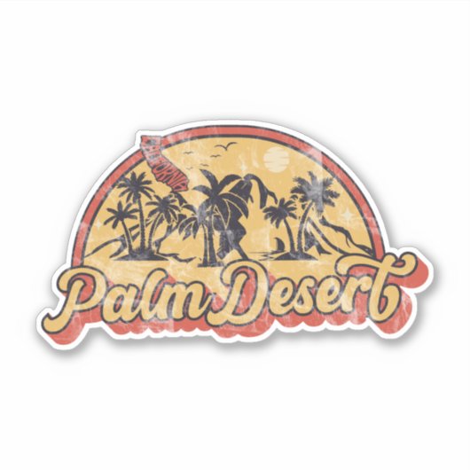 Palm Desert, Californië Sticker (Voorkant)