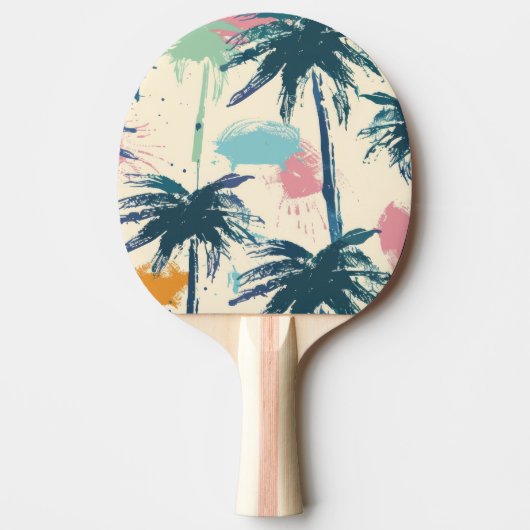 Palm Design Ping Pong Paddles Tafeltennisbatje (Voorkant)