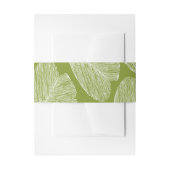 Palm Destination Strand Bruiloft Belly Band Uitnodigingen Wikkel (Voorkant Voorbeeld)