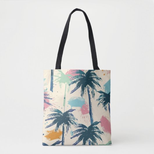 Palm Details Strandtas Tote Bag (Voorkant)