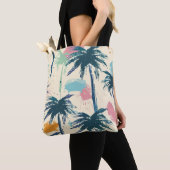 Palm Details Strandtas Tote Bag (Dichtbij)
