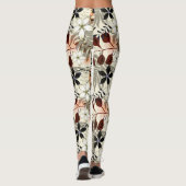 Palm en monstera-bladeren, tropisch leggings (Achterkant)