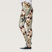 Palm en monstera-bladeren, tropisch leggings (Links)