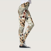 Palm en monstera-bladeren, tropisch leggings (Rechts)