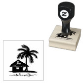 Palm Ex libris Rubber Stamp Rubberstempel (Gestempeld)