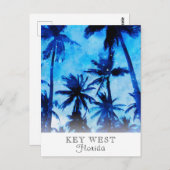 *~* Palm Exotic AP25 Personalize Abstracte reis P Briefkaart (Voorkant / Achterkant)