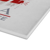 Palm Flag Hawaii Aloha Patriottische Snijplank (Hoek)