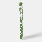 Palm Fleur de Lis met monogram Case-Mate iPhone Case (Achterkant / Links)