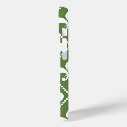 Palm Fleur de Lis met monogram Case-Mate iPhone Case (Achterkant / Links)