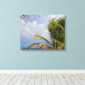 Palm Framed Canvas Afdruk (Insitu (Houten vloer))