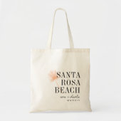 Palm Frond Bestemming Bruiloft Welkom Tote Bag (Voorkant)