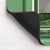 Palm Frond Fish Haiku Art Mousepad Muismat (Hoek)