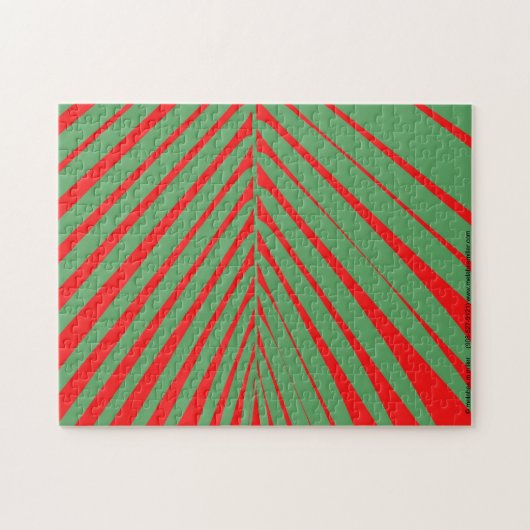 Palm Frond Puzzle Legpuzzel (Horizontaal)