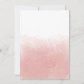 Palm Fronds Hawaiian Tropical Trendy Modern roze Kaart (Achterkant)