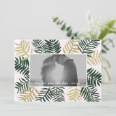 Palm Getaway Sla de datum op Save The Date (Staand voorkant)