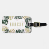 Palm Getaway Tropisch Strand Bagagelabel (Voorkant horizontaal)