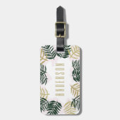 Palm Getaway Tropisch Strand Bagagelabel (Voorkant verticaal)