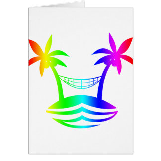 palm hammock strand glimlach regenboog . png