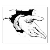 Palm Handout Rubber Art Stamp Rubberstempel (Afrduk)