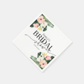 Palm Hibiscus tropisch Vrijgezellenfeest servetten (Hoek)