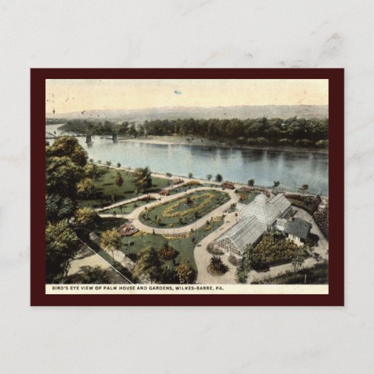 Palm House Wilkes Barre PA 1912 Briefkaart (Voorkant)