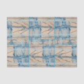 Palm in blue tissuepapier (Voorkant)