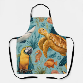 Palm Island All-Over Print Schort Cadeau