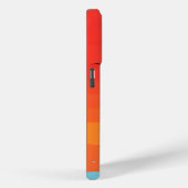 Palm Island onder Rode Lucht Case-Mate iPhone Case (Achterkant / Rechts)