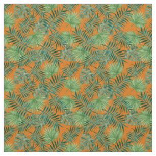 Palm laat Oranje afdruk Stof